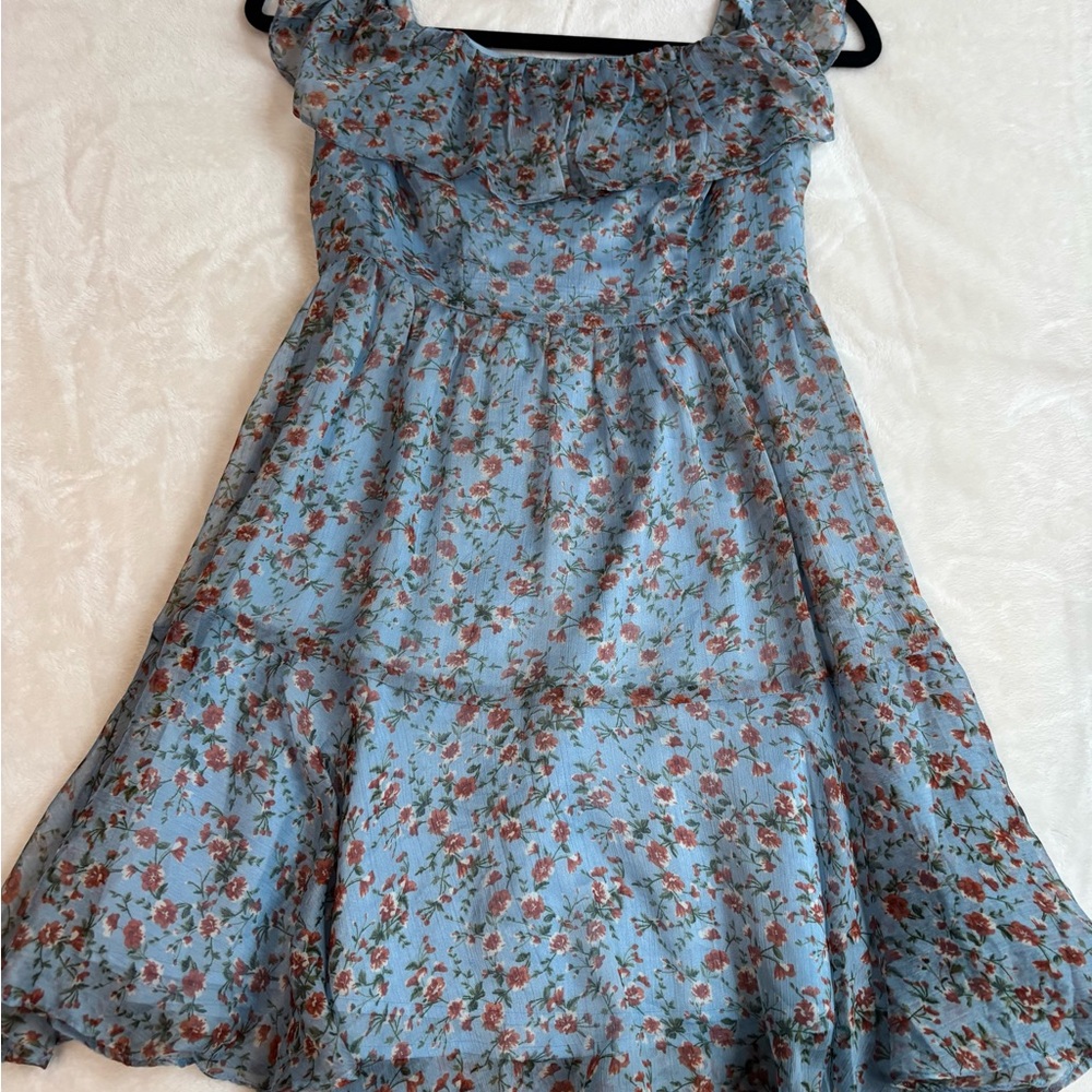 Floral Ruffle Dress